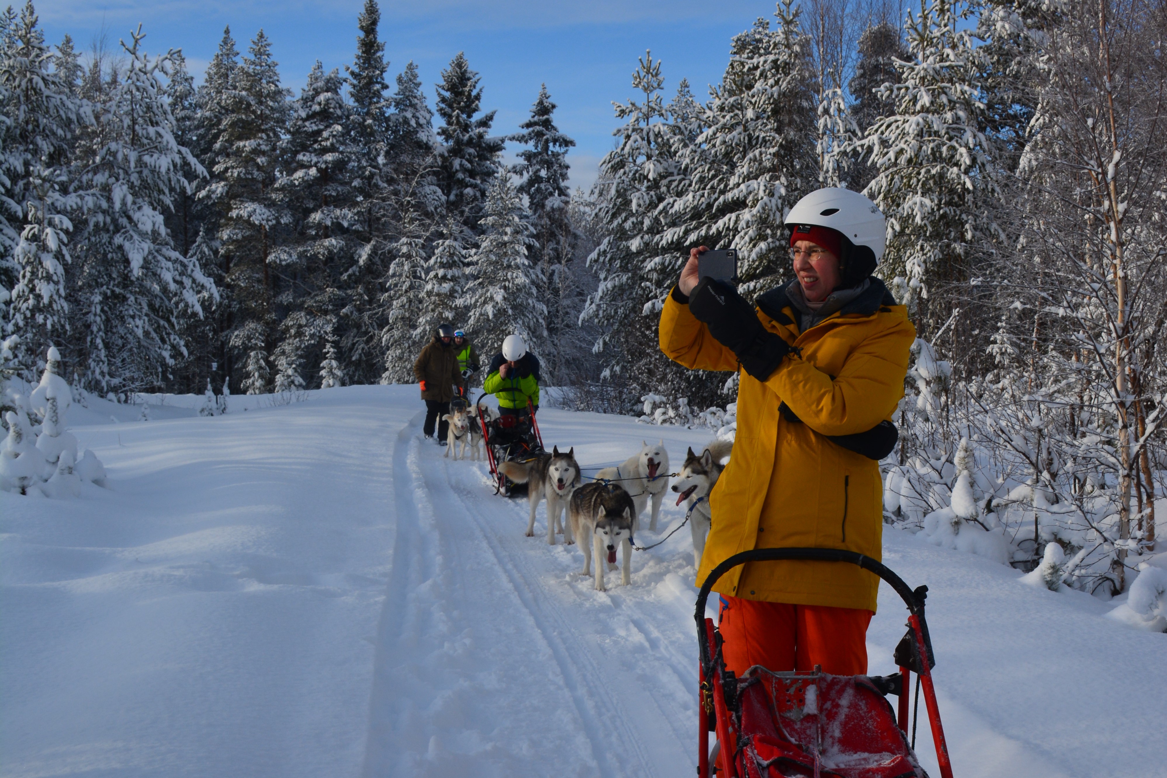 Schwedisch Lappland Winter 2022 zweite Tourwoche 5